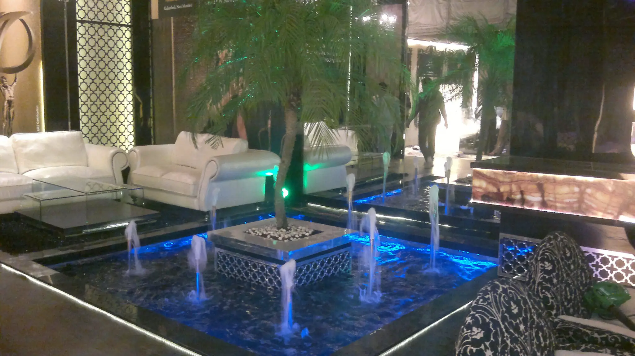 diy living room fountain